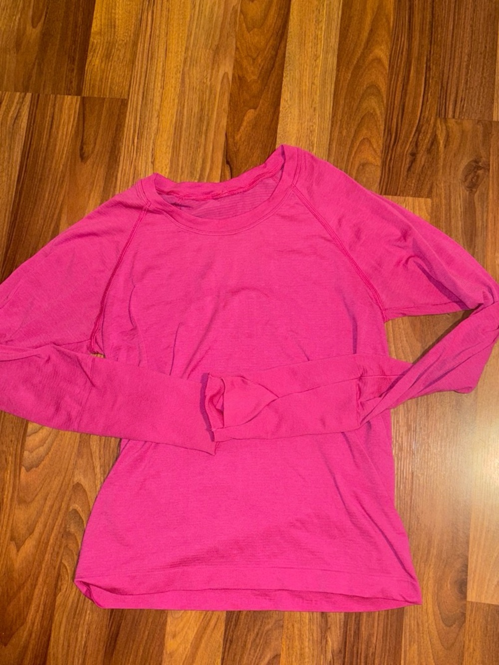 lululemon athletica Bright Pink Long Sleeve top